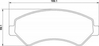 MAGNETI MARELLI 363700201656 -  Комплект тормозных колодок, дисковый тормоз